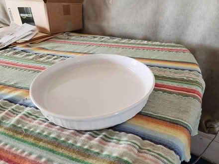 Photo of free white quiche dish (Central District/Madrona) #1