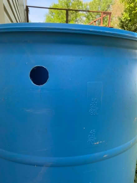 Photo of free 55 gallon rain barrel (Newark DE) #2