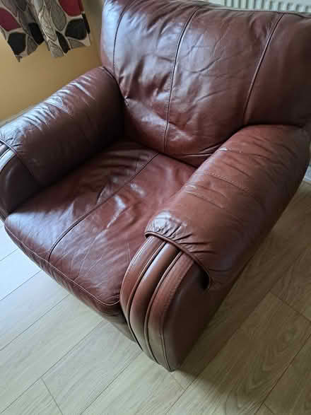 Photo of free Leather armchair (Didcot, oxon) #1