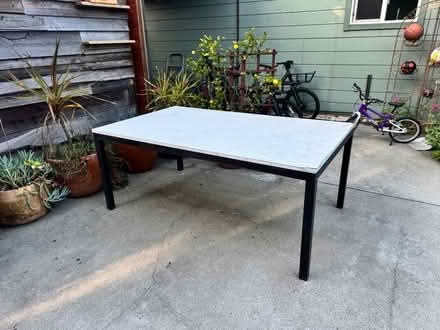 Photo of free Outdoor marble table (Westbrae, Berkeley) #1