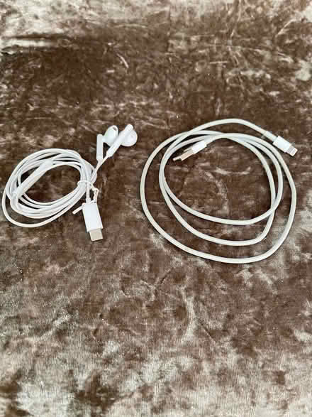 Photo of free iPhone ear phones + IPad charger cable (Furzton MK4) #1