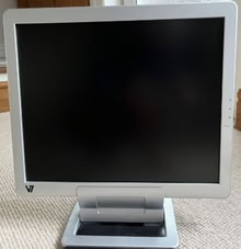 Photo of free [Faulty] Display-only monitor (no OS) & VGA cable (Horsley Woodhouse CP DE7) #1