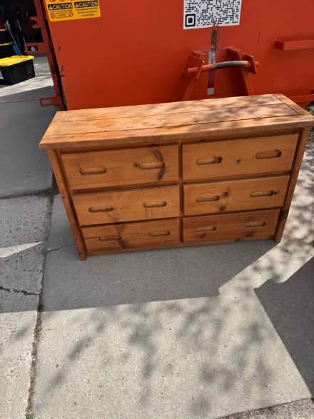 Photo of free Desk dresser and chair (Dublin and Austin bluffs) #1