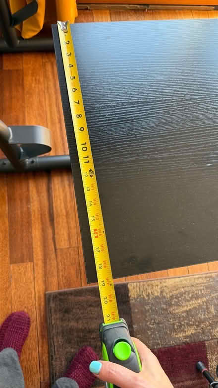 Photo of free black table (West New York) #3