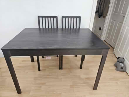 Photo of free Dinning Table with two chairs (Balham) #1