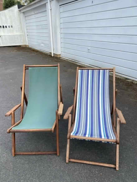 Photo of free 2 Deck Chairs (Canford Cliffs BH13) #1