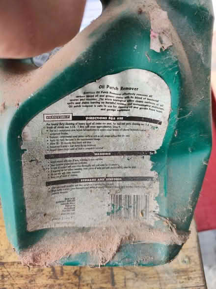Photo of free Oil Patch Remover (Sarisbury Green SO31) #2