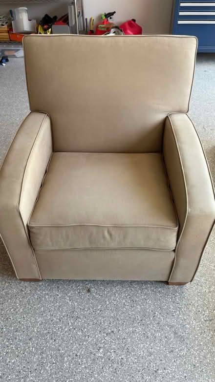 Photo of free Ethan Allen Arm Chair - Tan (Allied Gardens) #2