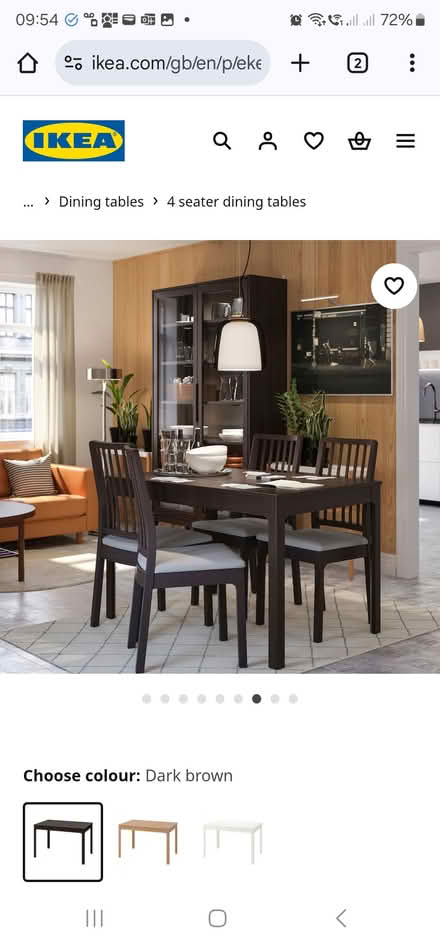 Photo of free Dinning Table with two chairs (Balham) #3