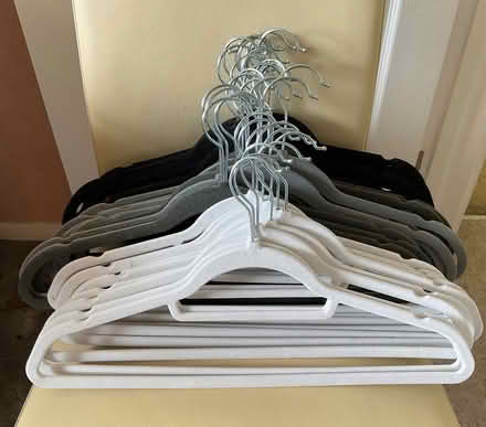 Photo of free 35 non-slip space saving coat hangers (Chalfont St Giles HP8) #1