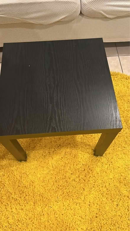 Photo of free Small side table - black (Fairlawn/Anacostia) #1