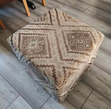 Photo of free Dunelm footstool Pouffe cube (Cowley OX4) #1