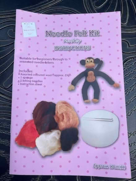 Photo of free Needle Felt Kit - Monkey (unopened) - NOT for Kids (Surbiton KT6) #2
