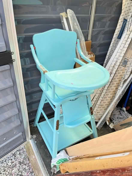 Photo of free Vintage high chair (Oradell) #1