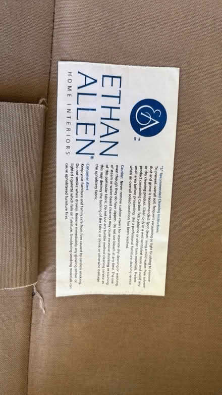 Photo of free Ethan Allen Arm Chair - Tan (Allied Gardens) #3