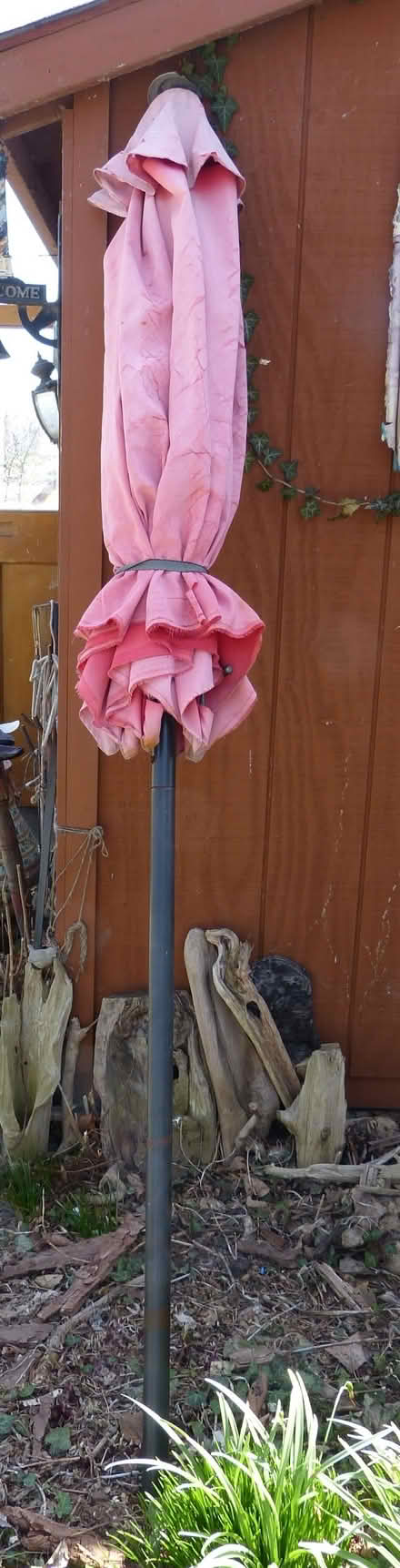 Photo of free 2 Large Patio Umbrellas with bases (Bowmanville) #4