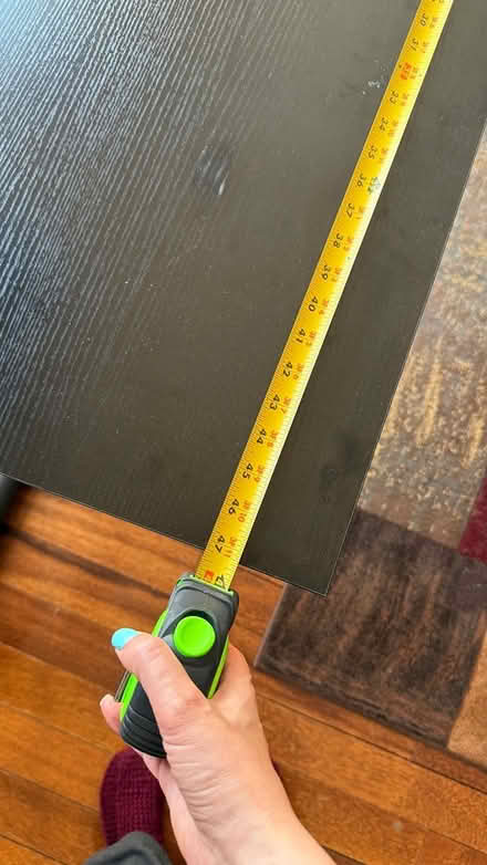Photo of free black table (West New York) #4