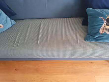 Photo of free G Plan sofas, arm chair and footstool (West Bletchley MK3) #3