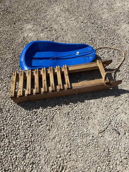 Photo of free 2 snow sledges (Downend GL6) #1