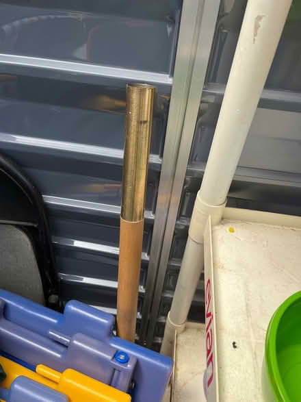 Photo of free Green canvas umbrella (Oradell) #2