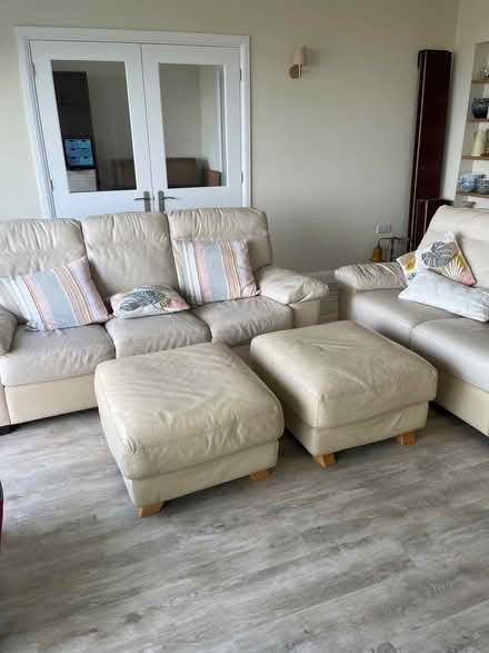 Photo of free Leather poufs / foot stools (Rottingdean BN2) #2