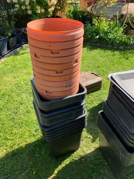 Photo of free Large garden pots (Sutton valence ME17) #1