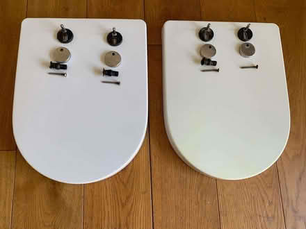 Photo of free 2 Standard White Toilet Seats (South Woodford E18) #2