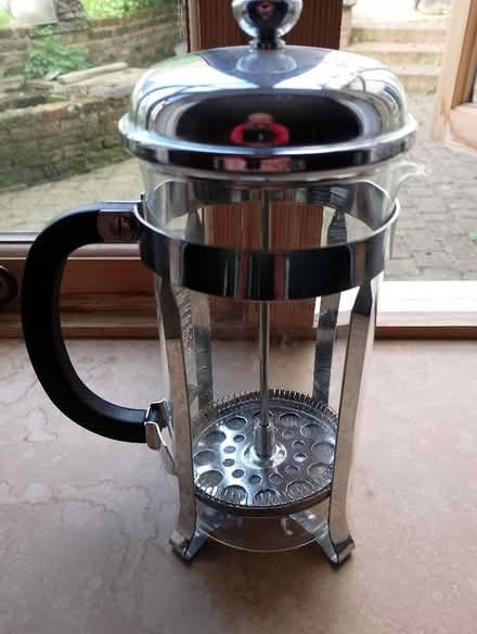 Photo of free "Bodum" cafetiere, with chip on spout (Halstead CO9) #1