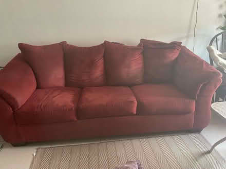 Photo of free Red sleeper sofa (Satellite beach) #1
