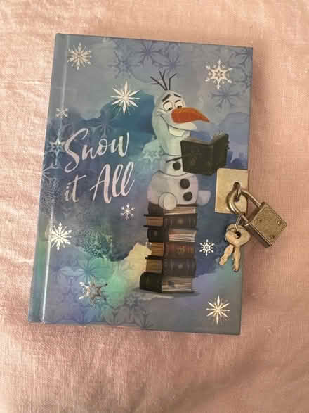 Photo of free A5 Frozen Olaf secret diary (Sandford Hill ST3) #1