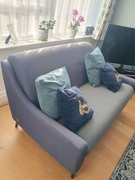 Photo of free G Plan sofas, arm chair and footstool (West Bletchley MK3) #4