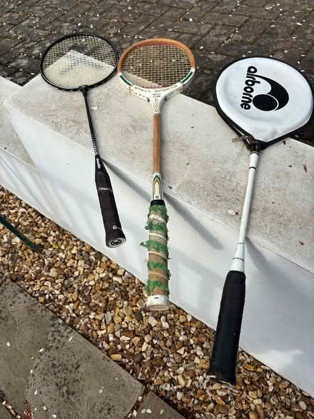 Photo of free 3 Badminton Rackets With Covers (Winfrith DT2) #3