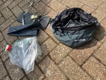 Photo of free Camping collapsible bowl, water tank and tent beg bags (Green Street Green BR6) #1