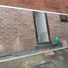 Photo of free Mirror Huge. Silvering still good. Been outside for years (Fullers Slade MK11) #1