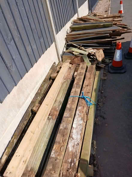 Photo of free Fencing posts and feather edge wood (Rydon Park EX2) #1