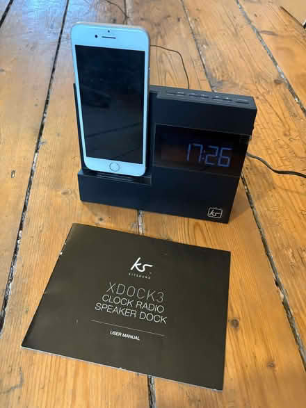 Photo of free Charging dock with clock for older Apple iPhones (Bryn-y-cochin SY12) #4