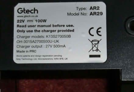Photo of free G Tech cordless vacuum cleaner body (AB10) #3