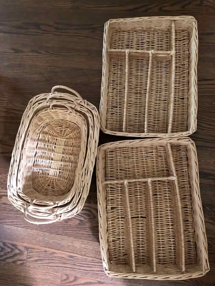 Photo of free 2 organizer baskets & 3 nested ones (West side) #1