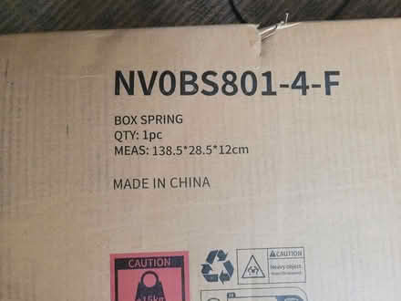 Photo of free Full Size metal box spring NIB (Passyunk Square) #1
