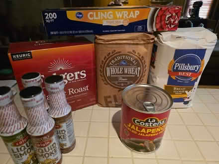 Photo of free Food unopened coffee flour etc (I 20& I 285 Decatur) #1