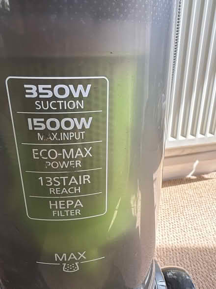 Photo of free Panasonic upright hoover (Chelston,Torquay) #3