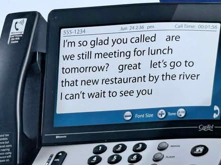 Photo of free Captel caption generating phone (El Cerrito) #2