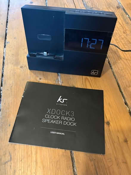 Photo of free Charging dock with clock for older Apple iPhones (Bryn-y-cochin SY12) #1