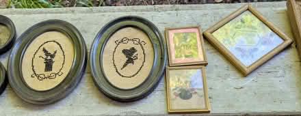 Photo of free Antique framed needlework (NE Portland (Laurelhurst)) #3