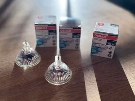 Photo of free Osram 50w halogen light bulbs (Peppard Common RG9) #1