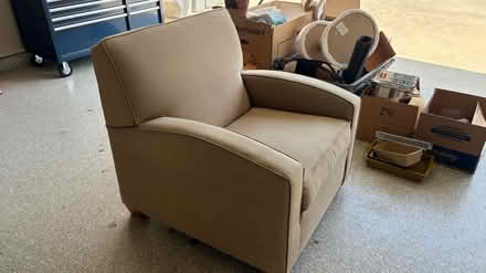 Photo of free Ethan Allen Arm Chair - Tan (Allied Gardens) #1