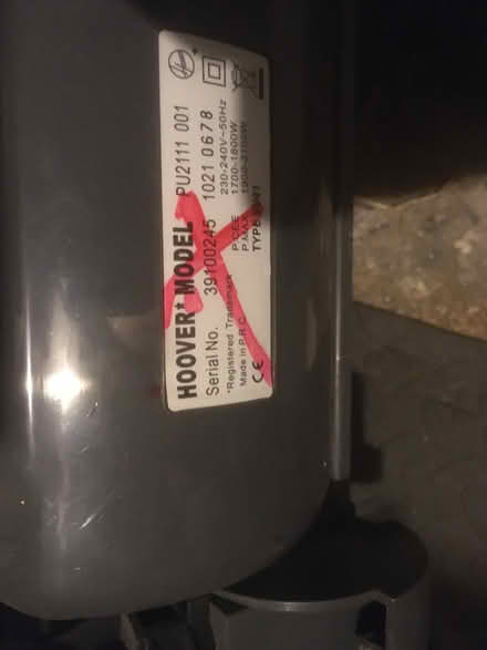 Photo of free Hoover upright working needs new roller (Greystones S11) #2