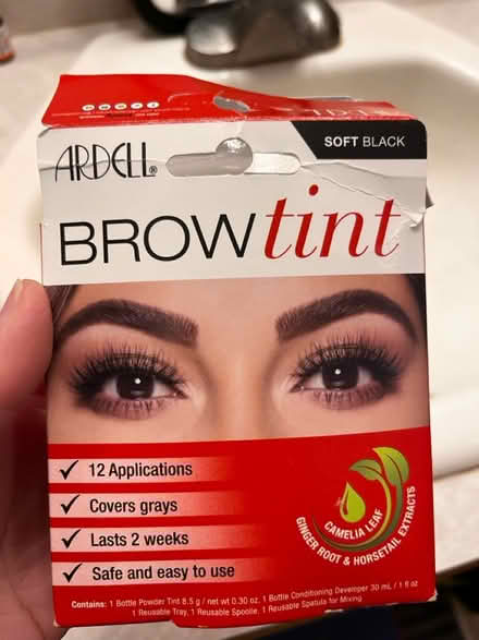 Photo of free Brow tint - soft black (Olympia high school) #1