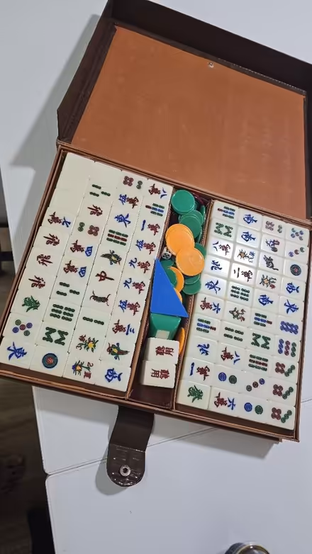 Photo of free Mahjong table (used) & tiles (used) (Lakeside) #2