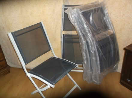 Photo of free folding garden chairs (Folksworth, Peterborough) #1